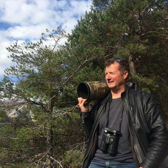Lionel Maumary, ornithologue, observateur infatigable de lʹavifaune, président du cercle ornithologique de Lausanne [RTS - Lucile Solari]