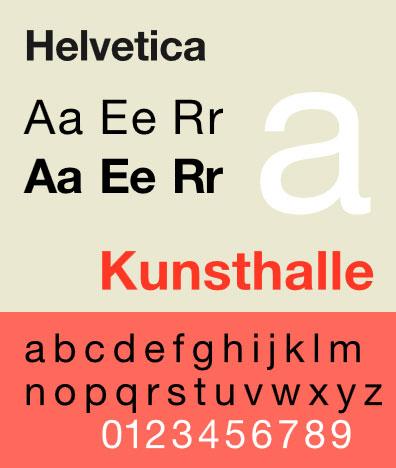 La police de caractères Helvetica fut créée en 1957 par le Zurichois Max Miedinger. [CC-BY-SA - GearedBull]