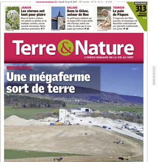 Le n° de "Terre & Nature" de la semaine du 13 Avril 2017. [terrenature.ch]