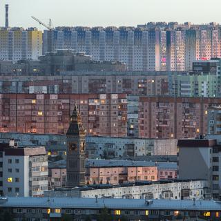Un quartier résidentiel de la ville de Surgut, en Sibérie. [AFP - Alexey Malgavko]