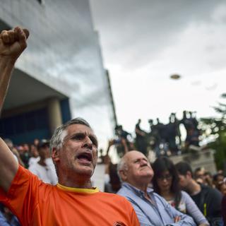 Les opposants au président vénézuélien ne baissent pas les bras. [AFP - Ronaldo Schemidt]