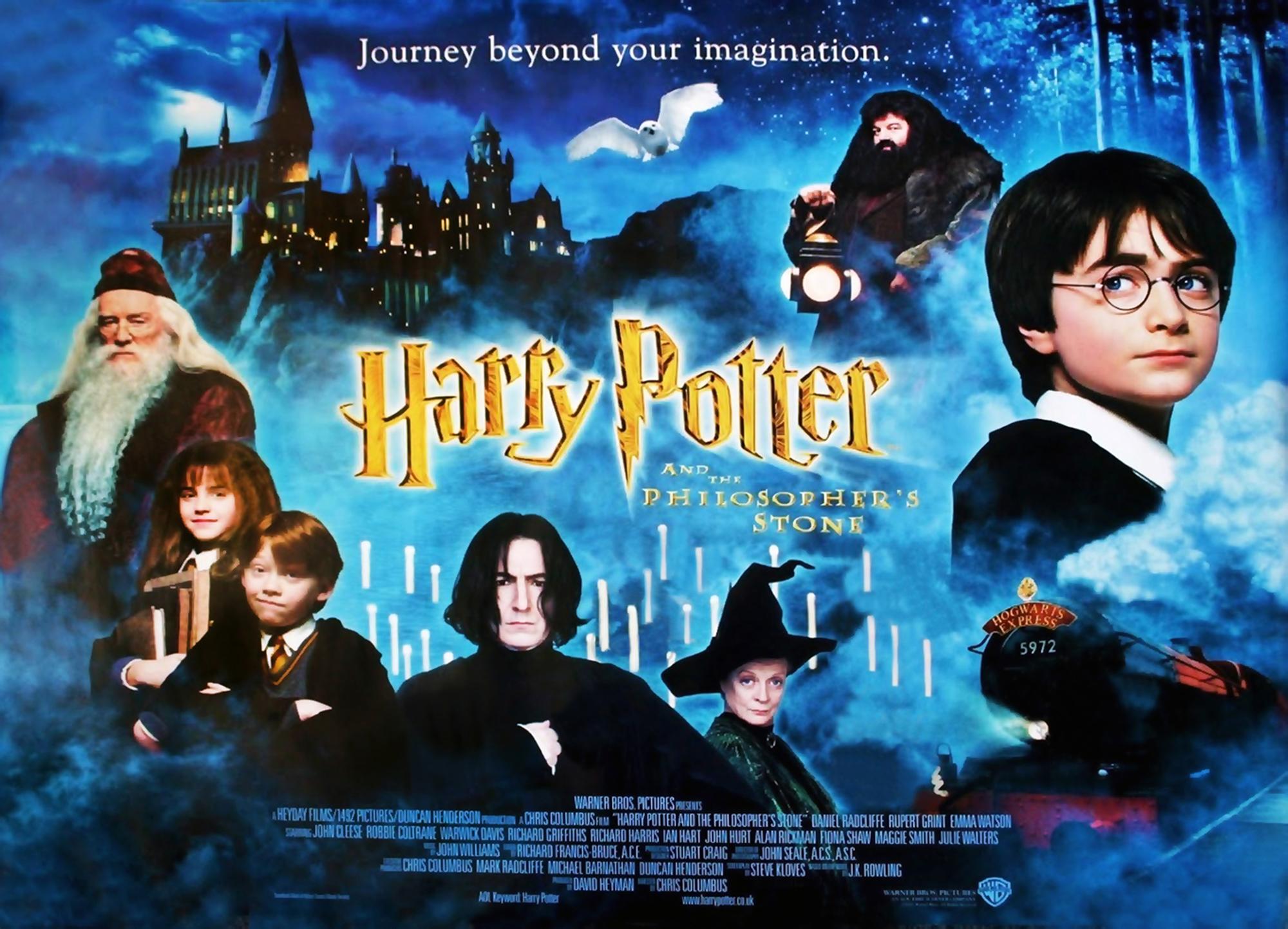 L'affiche du film "Harry Potter à l'école des sorciers". [Warner Bros/Heyday films/Collection Christophel/AFP]