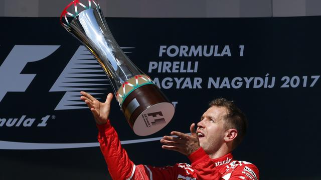 Vettel a obtenu un 46e succès en GP dans sa carrière. [Darko Bandic]