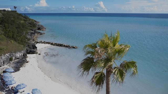 Vue d'une place privée à Southamption, aux Bermudes.