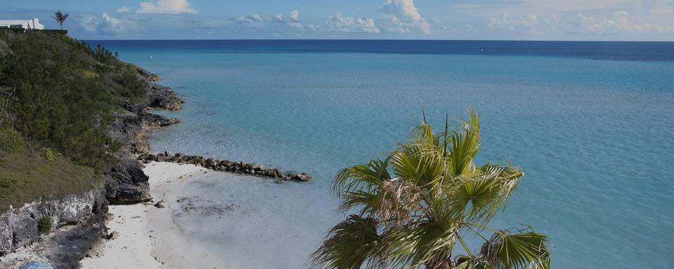 Vue d'une place privée à Southamption, aux Bermudes.