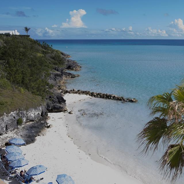 Vue d'une place privée à Southamption, aux Bermudes.