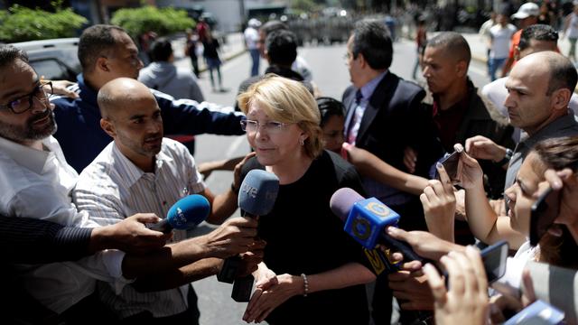 La destitution de la procureure générale Luisa Ortega illustre l'effondrement de la justice au Venezuela. [Reuters - Ueslei Marcelino]