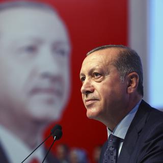 Le président turc Recep Tayyip Erdogan, photographié le 20 août à Istanbul. [Presidency Press Service - Keystone]