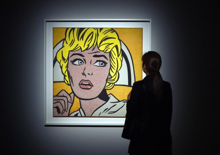 "L'infirmière" de Roy Lichtenstein a été adjugée pour 95,37 millions de dollars. [AFP - Timothy A. Clary]