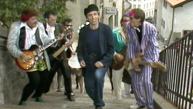 Le Beau Lac de Bâle dans la comédie musicale "Sacré Ulysse", 1982. [RTS]