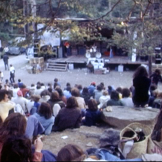Festival de Sapinhaut dans les années 70. [RTS]