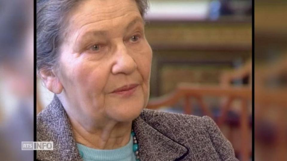 Simone Veil dans Pardonnez-moi en 2007. [RTS]