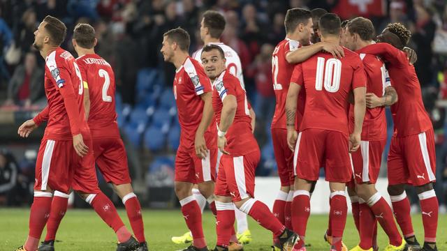 L'équipe de Suisse a régalé le public du Parc Saint-Jacques face à la Hongrie. [Georgios Kefalas]