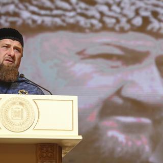 Le président tchétchène Ramzan Kadyrov (ici en mai 2017). [AP/Keystone - Musa Sadulayev]