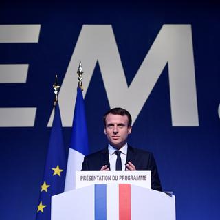 Emmanuel Macron s'est présenté devant la presse jeudi. [afp - Lionel Bonaventure]