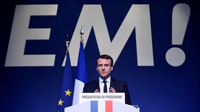 Emmanuel Macron s'est présenté devant la presse jeudi. [afp - Lionel Bonaventure]