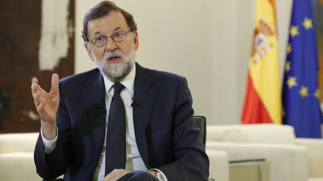 Le Premier ministre espagnol Mariano Rajoy. [Keystone - Angel Diaz]