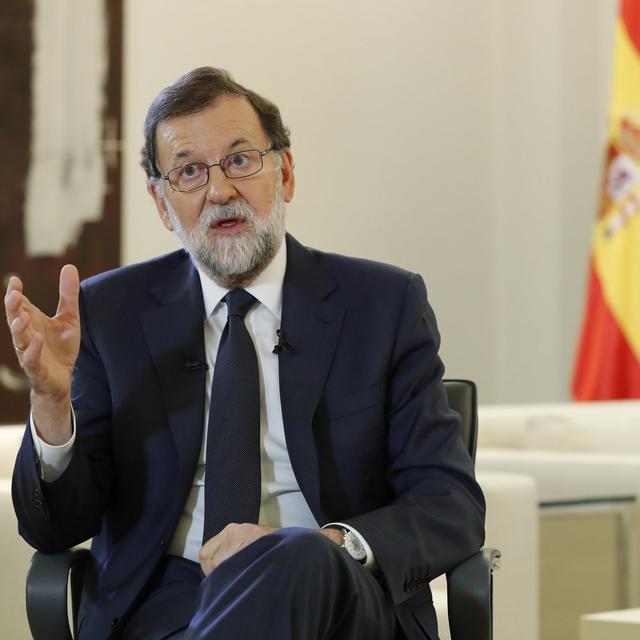 Le Premier ministre espagnol Mariano Rajoy. [Keystone - Angel Diaz]