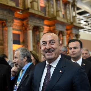 Le ministre turc des Affaires étrangères, Mevlüt Cavusoglu. [DPA/Keystone - Rainer Jensen]