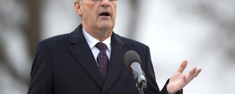 Le conseiller fédéral Guy Parmelin. [Keystone - Anthony Anex]