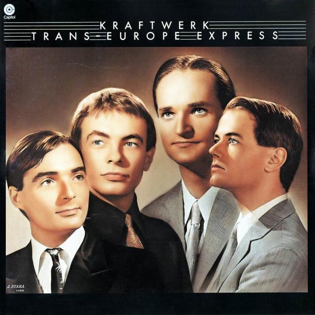 Pochette du mythique album de Kraftwerk, "Trans-Europe Express" sorti en 1977. [kraftwerk.com]