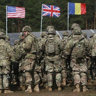L'OTAN a déployé des troupes multinationales en Pologne et provoqué la colère de la Russie. [AP/Keystone - Czarek Sokolowski]