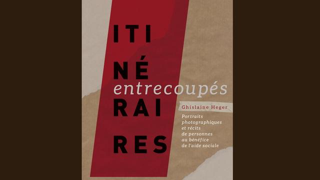 L'affiche de l'exposition "Itinéraires entrecoupés" de Ghislaine Heger. [Dr]