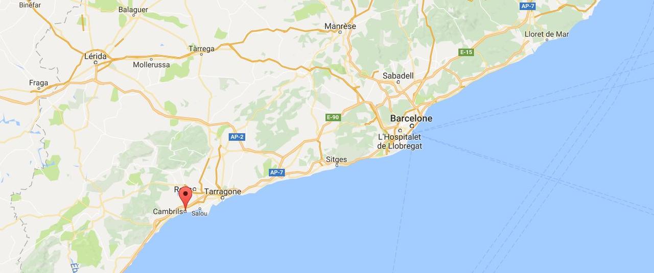 La station balnéaire de Cambrils, à 120 km de Barcelone.