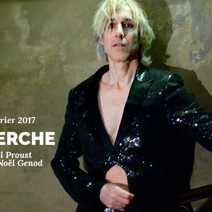 L'affiche de la pièce "La Recherche" d'Yves-Noël Genod au Théâtre des Bouffes du Nord à Paris. [facebook.com/pg/bouffesdunord]