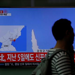 En dépit des menaces verbales du président américain Donald Trump, la majorité des Sud-Coréens ne croient pas à un conflit. [Reuters - Kim Hong-Ji]