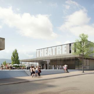 Le futur Théâtre du Jura prendra place au coeur de Delémont. [Jura.ch]