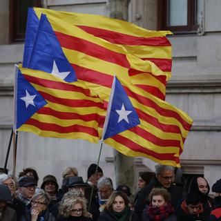 Le référendum sur l'indépendance de la Catalogne est prévu le 1er octobre. [Keystone - AP Photo/Manu Fernandez]