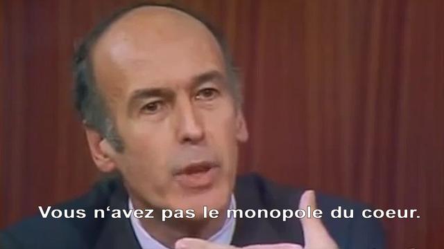 Le "monopole du coeur", la réplique culte de Giscard D'Estaing à Mitterrand.