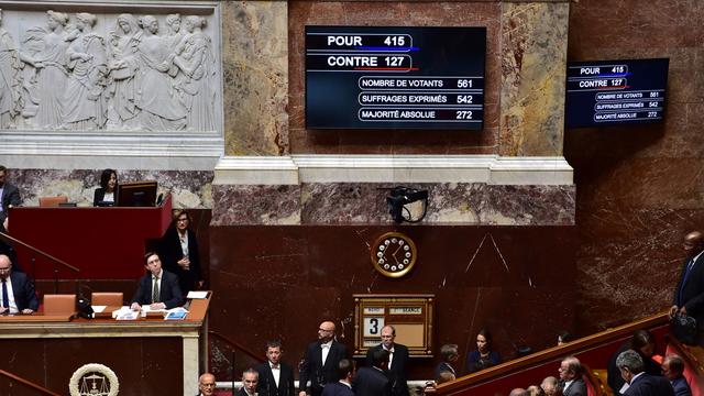 L'assemblée nationale française a adopté le projet de loi contre le terrorisme. [AFP - Christophe Archambault]