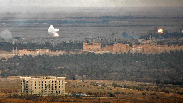 Les forces armées syriennes ont bénéficié du soutien de l'aviation russe pour reprendre la ville de Palmyre. [AFP - STR]
