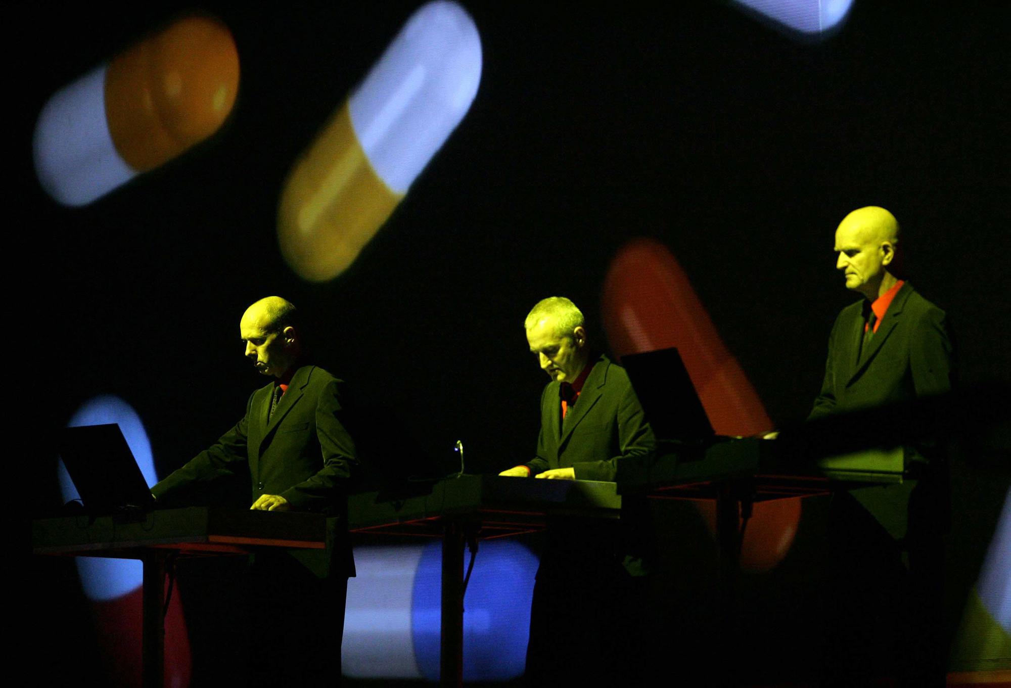 Kraftwerk en concert. [AFP - Jose Jordan]