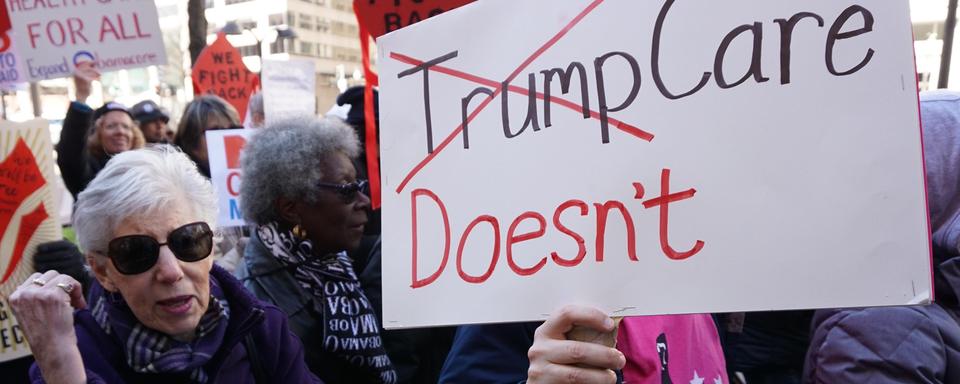 Manifestations contre la Trumpcare [AFP - Mandel Ngan]