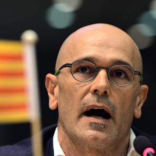 Raul Romeva, ministre catalan des Affaires étrangères. [AFP - Emmanuel Dunand]
