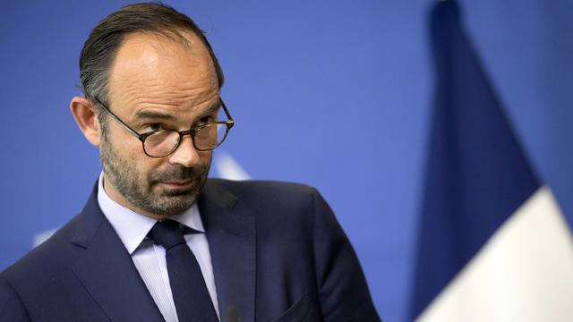 Edouard Philippe, Premier ministre français, devant la presse le 16 octobre dernier. [AP/Keystone - Virginia Mayo]