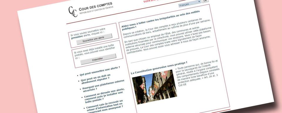 La plateforme genevoise est une première à l'échelon des cantons.