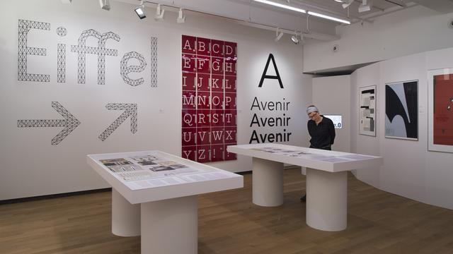 L'exposition "Les Suisses de Paris - Graphisme et typographie" au musée du design à Zurich. [ZHdK]