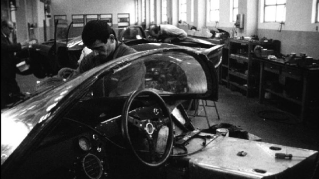L'usine Ferrari en Italie en 1967. [RTS]