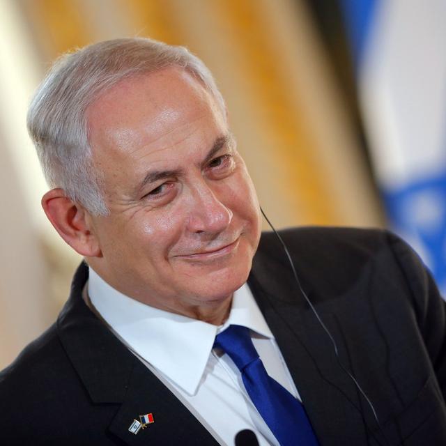 Le premier ministre israélien Benjamin Netanyahu. [keystone - EPA/Stephane Mahe/pool]