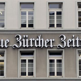 Neue Zürcher Zeitung à Zurich. [Keystone - Walter Bieri]