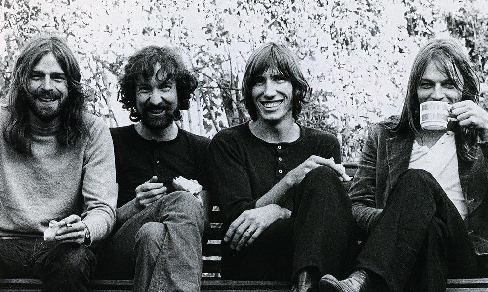 Le groupe de rock britannique Pink Floyd, composé de Richard Wright, Nick Mason, Roger Waters et David Gilmour. [Soledad]