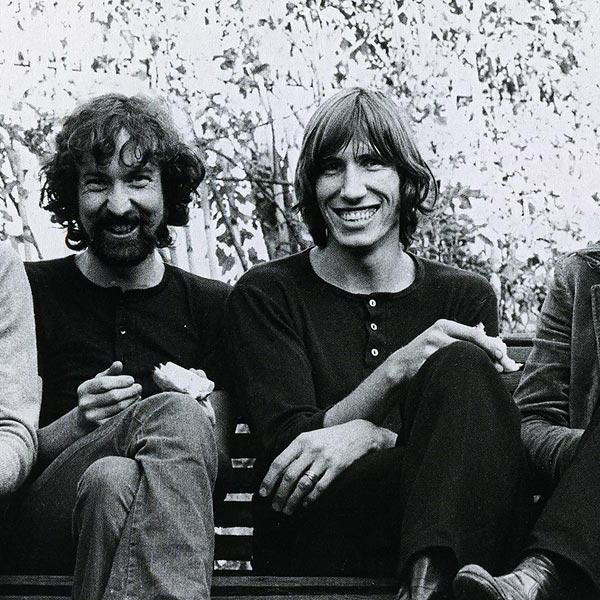 Le groupe de rock britannique Pink Floyd, composé de Richard Wright, Nick Mason, Roger Waters et David Gilmour. [Soledad]