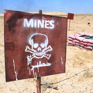 Mine antipersonnel. [Reuters - Essam Al-Sudani]