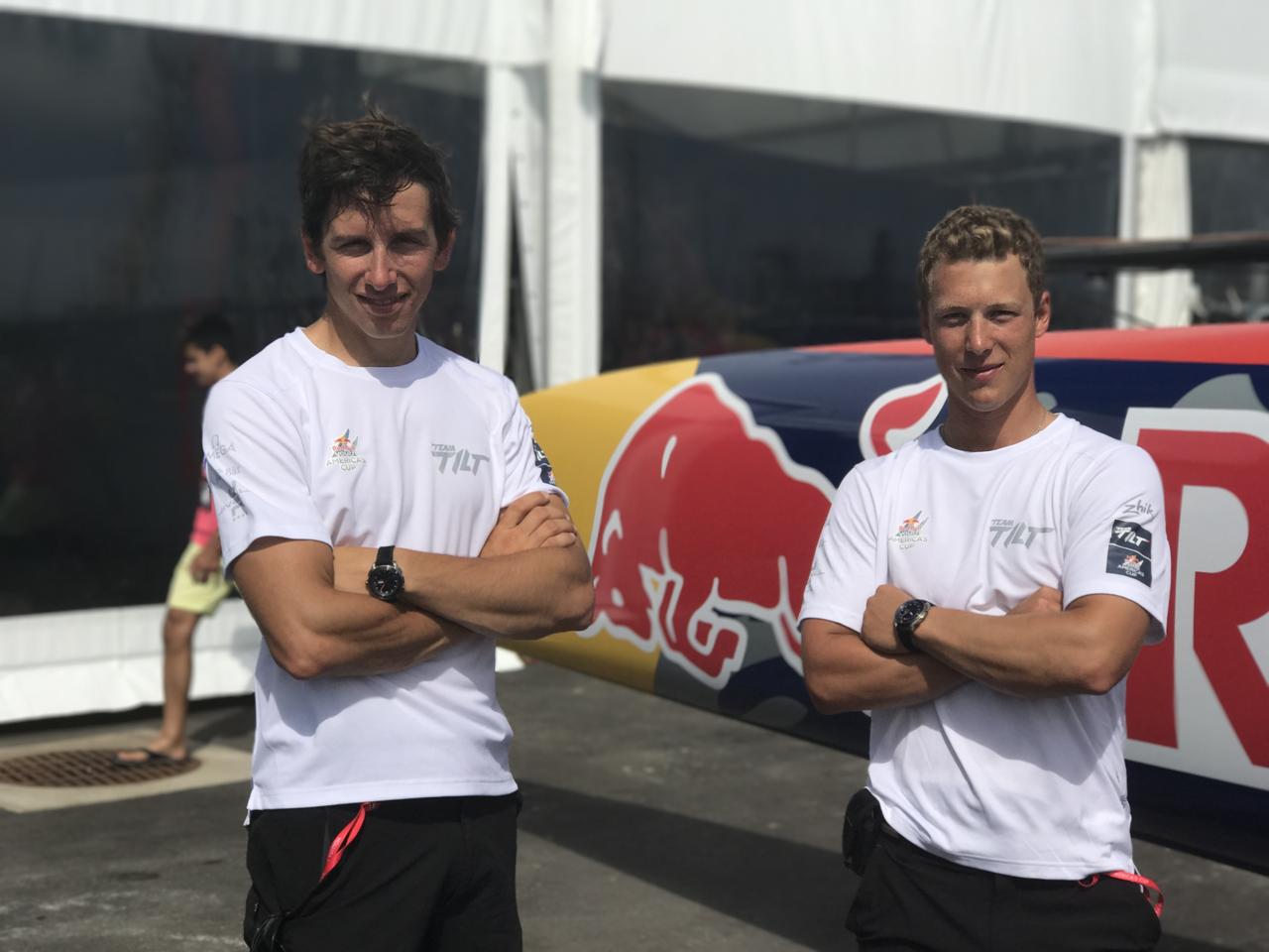 Jérémy Bachelin et Jocelyn Keller disputent leur 2e Coupe de l'America des jeunes. [Sophia Urban]