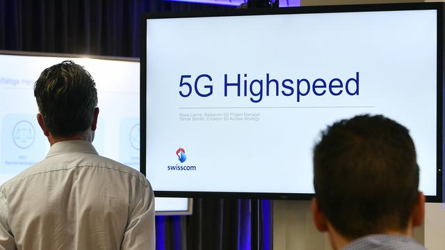 La 5G se profile en Suisse à l'horizon 2020. [Keystone - Walter Bieri]