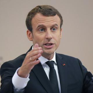 Emmanuel Macron. [Keystone - EPA/Michel Euler]